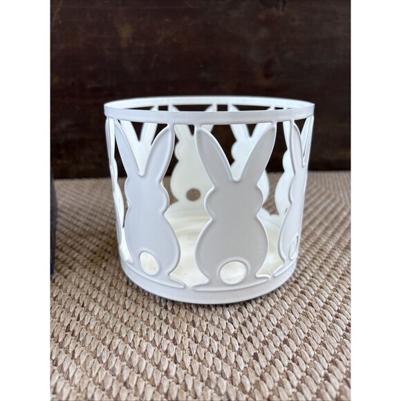 Partylite Hopper Candle Jar Holder P92758 Bunny Rabbit Easter Spring - Picture 3 of 6
